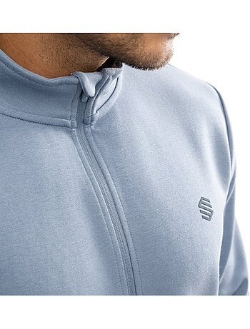 Camisola de treino com fecho 1/4 para homem
