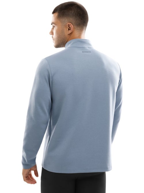 Camisola de treino com fecho 1/4 para homem - Kiabi