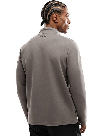 Camisola de treino com fecho 1/4 para homem