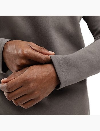 Camisola de treino com fecho 1/4 para homem