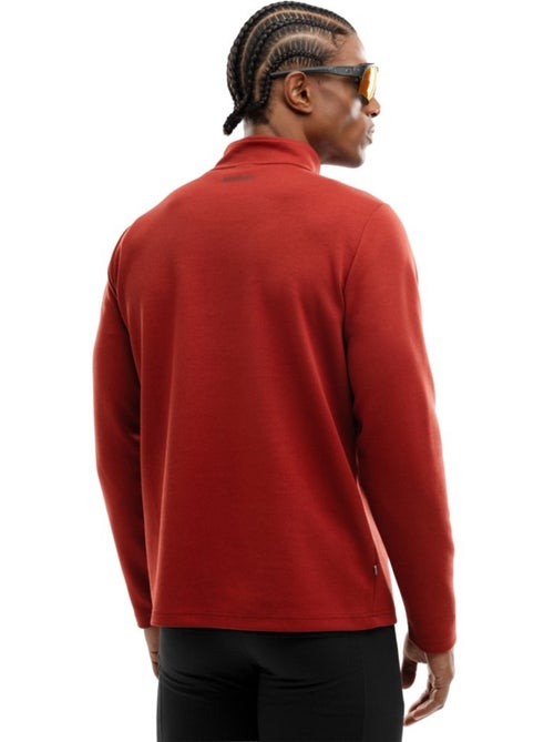 Camisola de treino com fecho 1/4 para homem - Kiabi