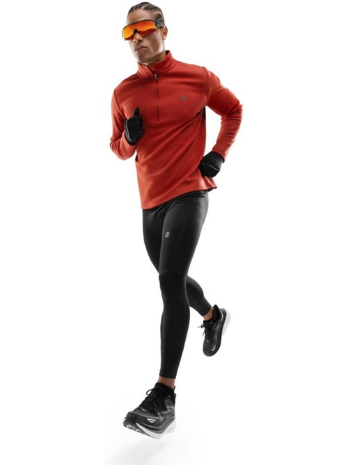 Camisola de treino com fecho 1/4 para homem - Kiabi