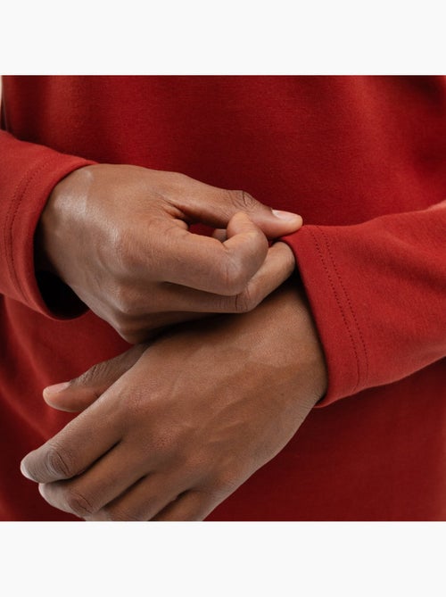 Camisola de treino com fecho 1/4 para homem - Kiabi
