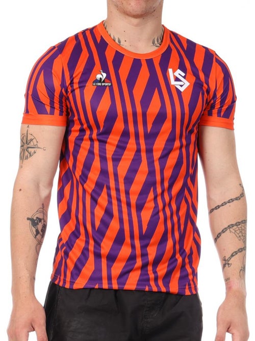Camisola de Treino Masculina Le Coq Sportif Lausanne Laranja - Kiabi Camisola de Treino Masculina Le Coq Sportif Lausanne Laranja - Kiabi