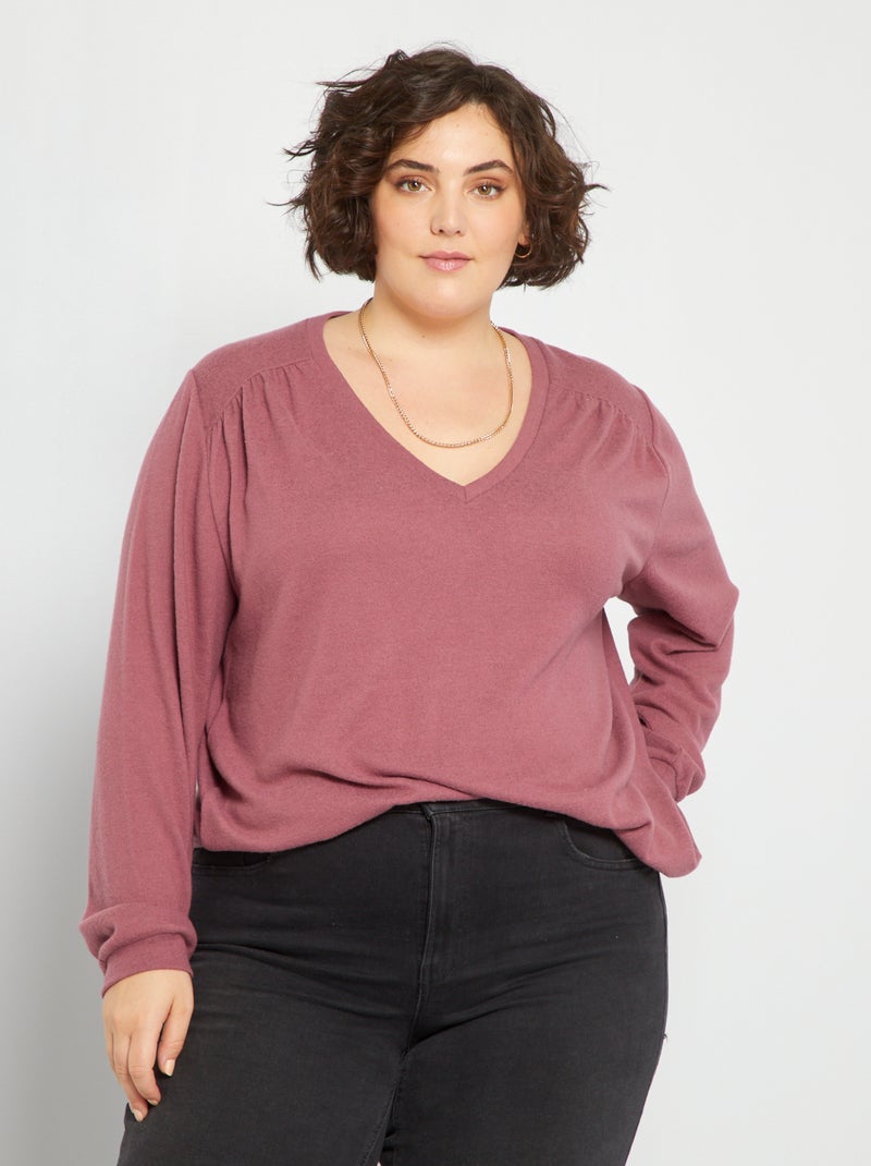 Camisola Decote Bico