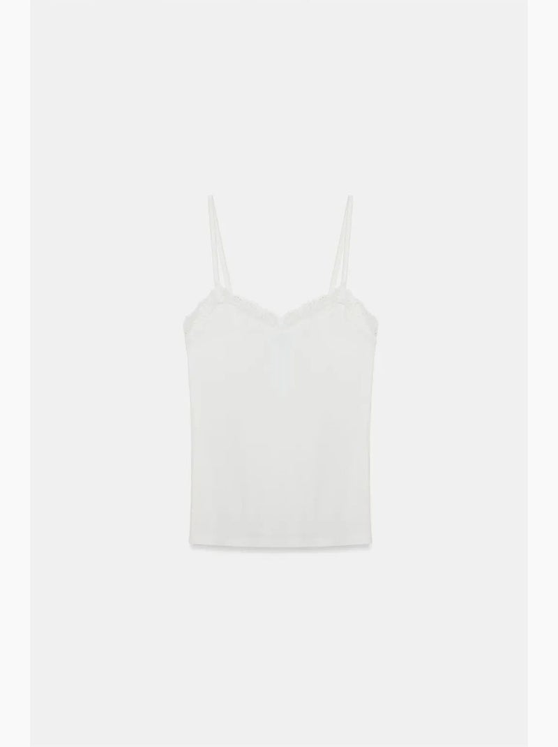 Camisola decote em v dilvin Branco - Kiabi