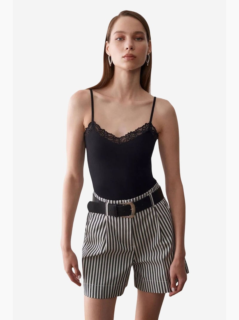 Camisola decote em v dilvin Preto - Kiabi