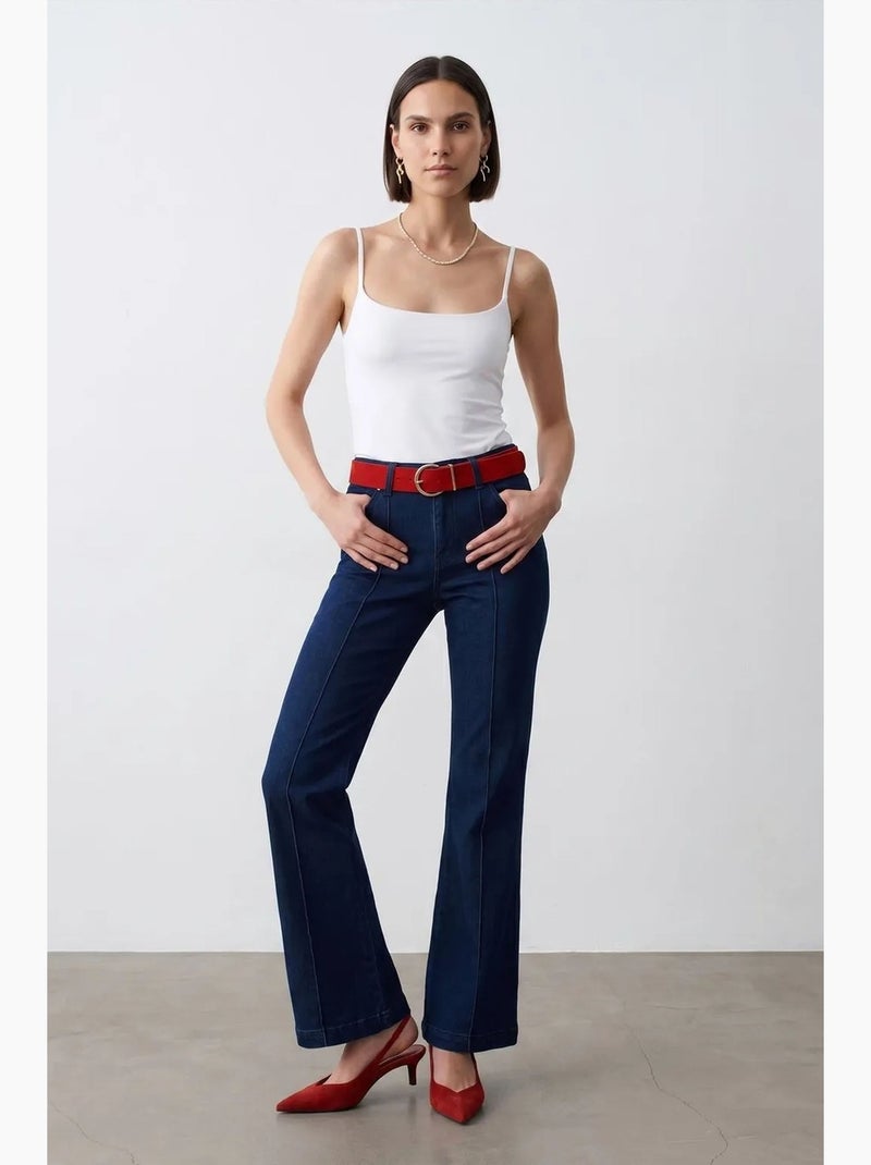 Camisola decote quadrado dilvin Branco - Kiabi