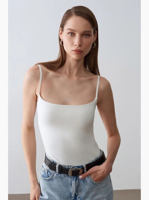 Camisola decote quadrado dilvin - Kiabi Camisola decote quadrado dilvin - Kiabi