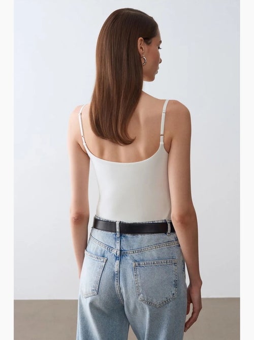 Camisola decote quadrado dilvin - Kiabi Camisola decote quadrado dilvin - Kiabi