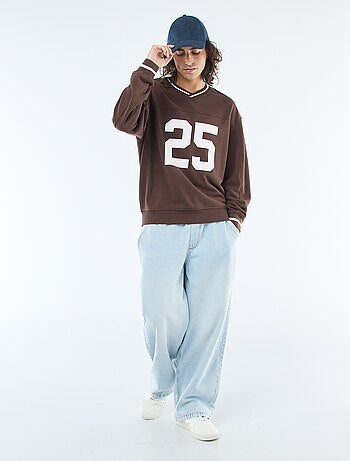 Camisola desportiva em french terry