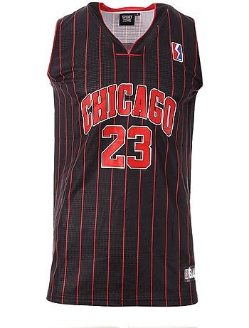 Camisola Desportiva Masculina Chicago Tank 23 Preto/Vermelho Sport Zone
