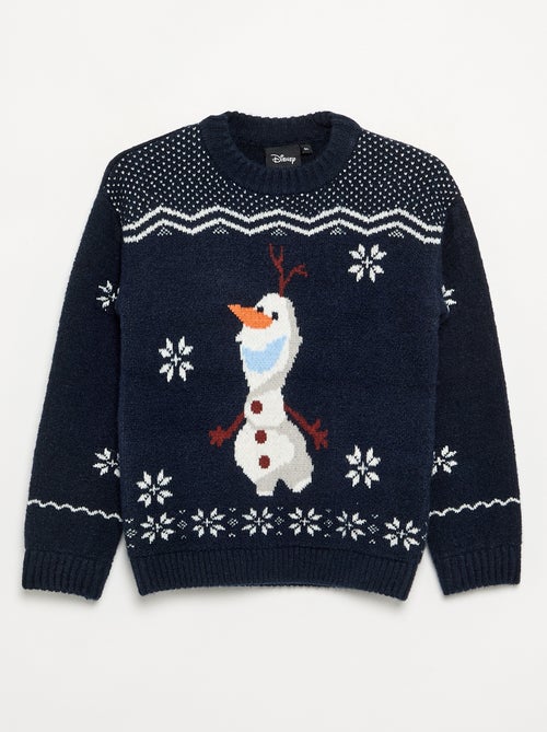 Camisola 'Disney' com jacquard 'Frozen' - Kiabi