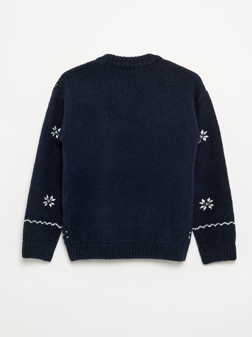 Camisola 'Disney' com jacquard 'Frozen' - Kiabi