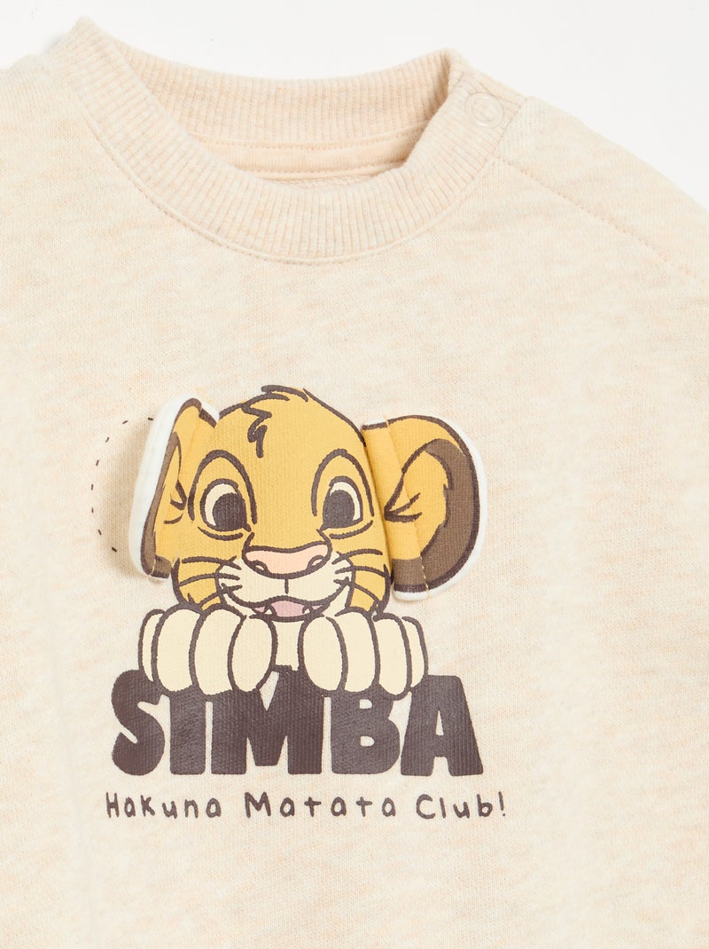 Camisola "Disney" estampada Bege - Kiabi