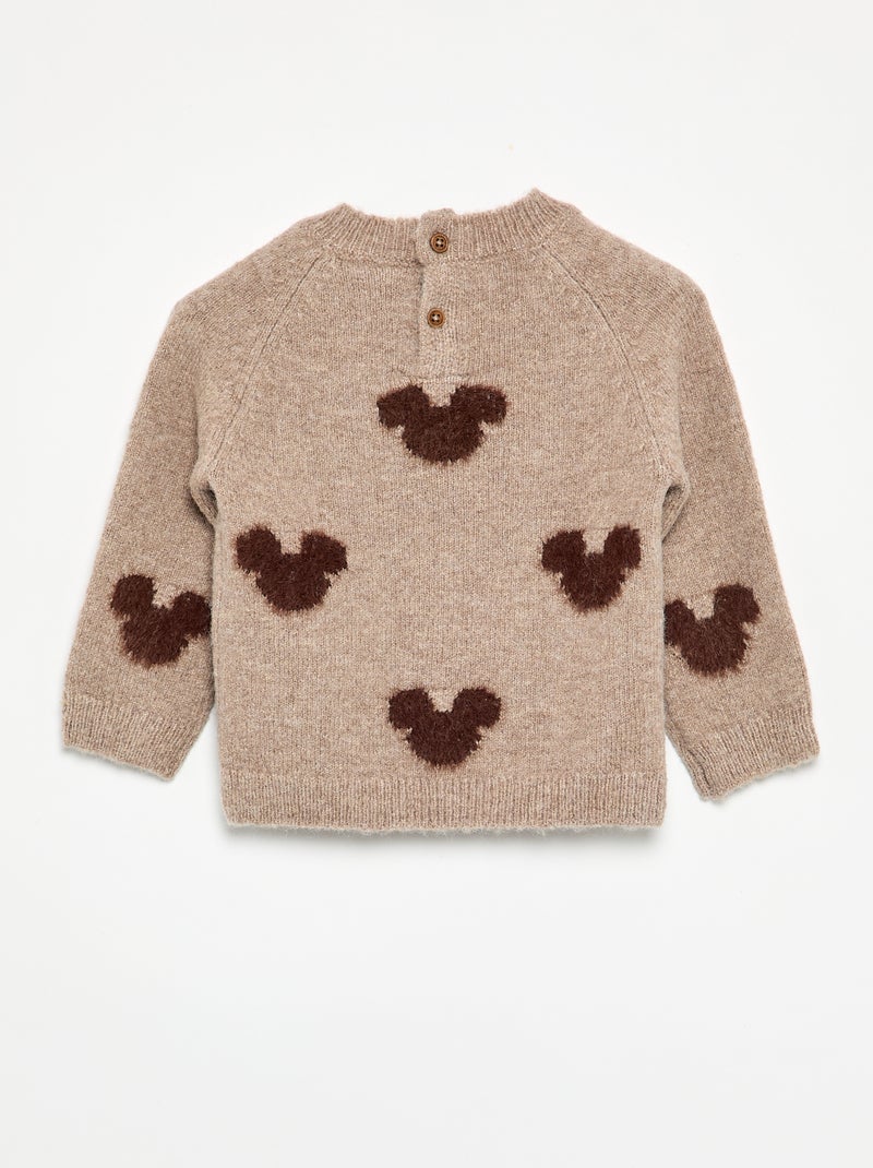 Camisola \'Disney\' \'Mickey\' Bege - Kiabi