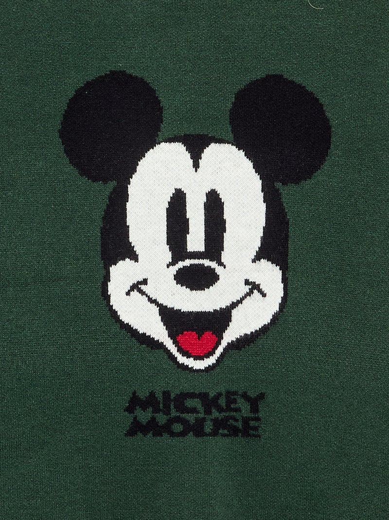 Camisola 'Disney' 'Mickey' Verde escuro - Kiabi