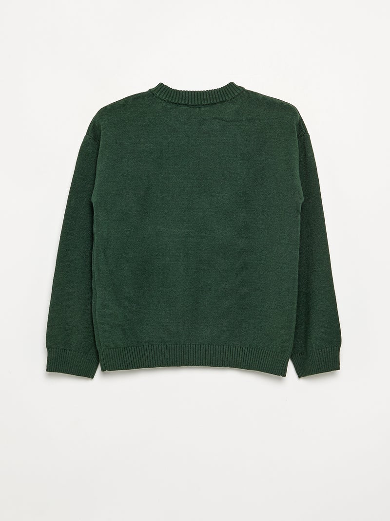 Camisola 'Disney' 'Mickey' Verde escuro - Kiabi