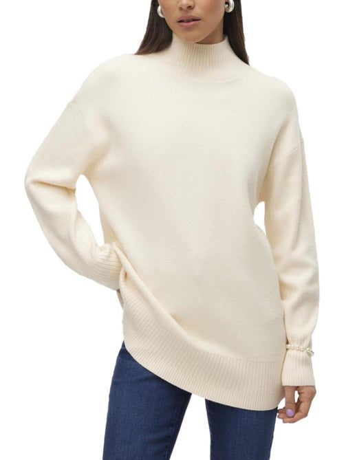 Camisola Dourada Ecru Vero Moda para Mulher - Kiabi