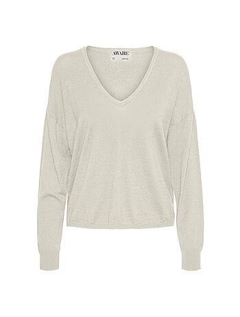 Camisola Ecru Vero Moda Oaklynn para Mulher