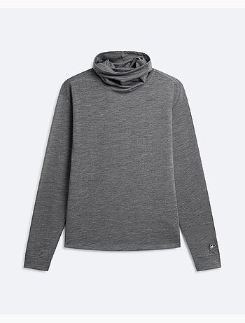 Camisola elástico cinzento regular