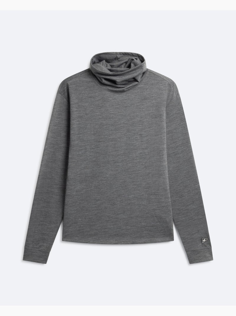 Camisola elástico cinzento regular Cinza - Kiabi