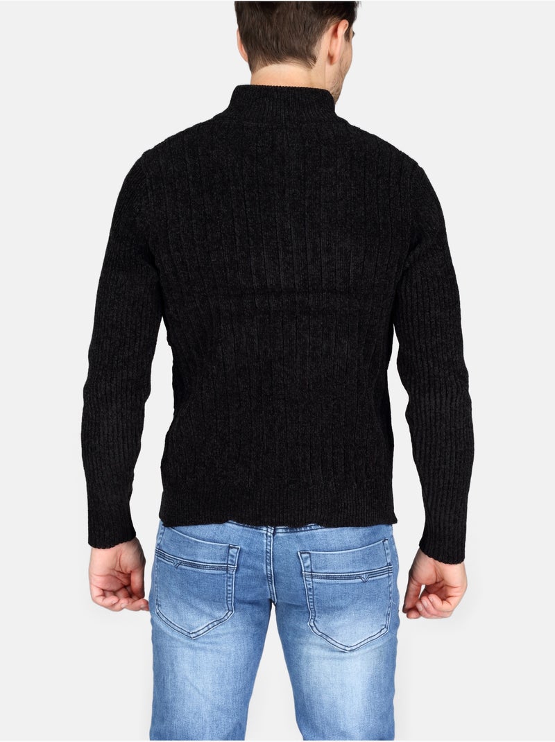 Camisola elegante com fecho - Kenzarro Preto - Kiabi