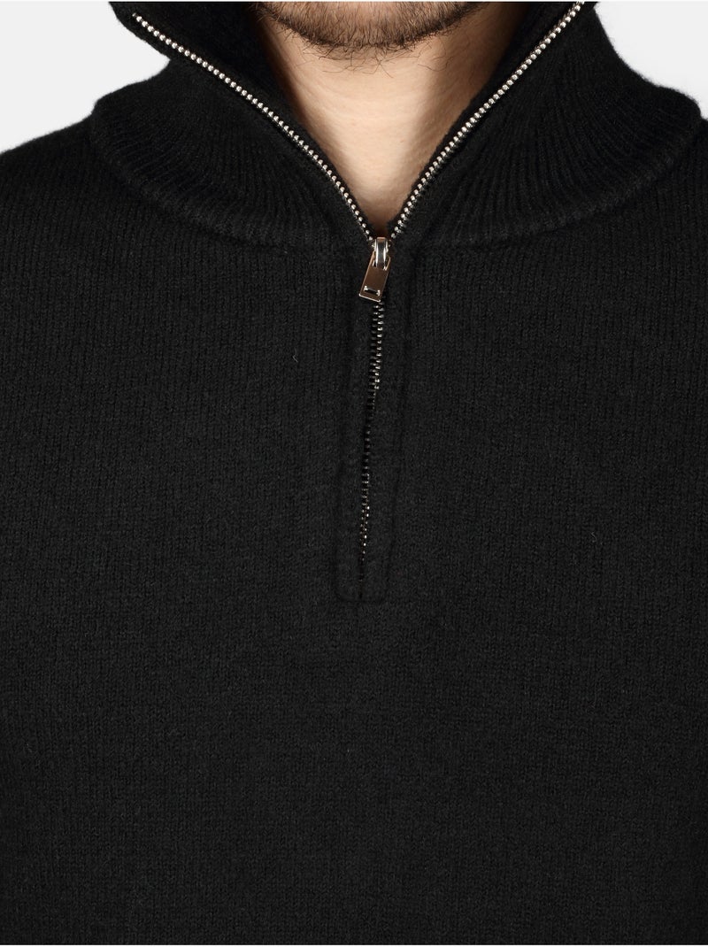 Camisola elegante com fecho - Kenzarro Preto - Kiabi