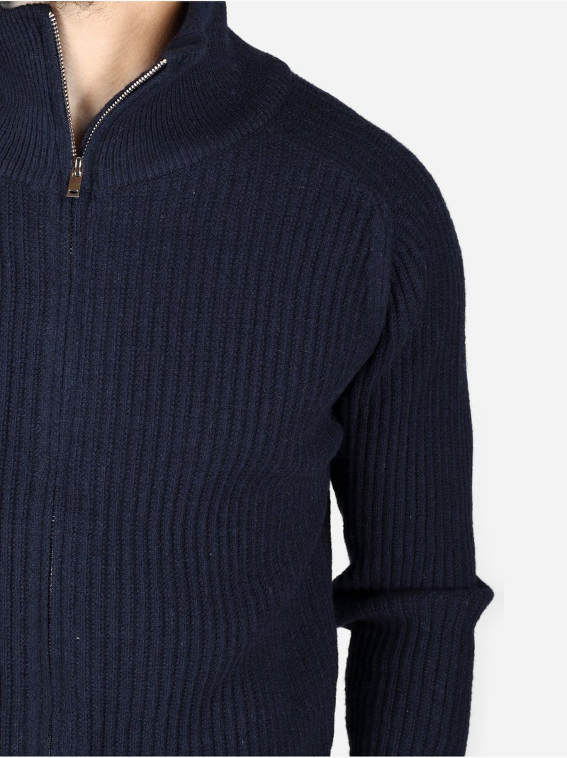 Camisola elegante com gola alta - kenzarro Azul escuro - Kiabi