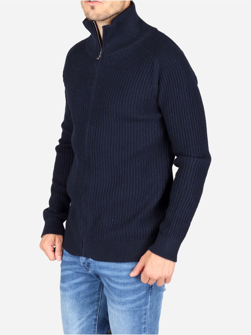 Camisola elegante com gola alta - kenzarro Azul escuro - Kiabi