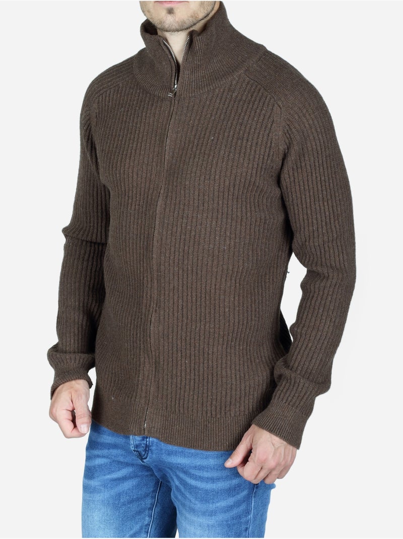 Camisola elegante com gola alta - kenzarro Castanho - Kiabi