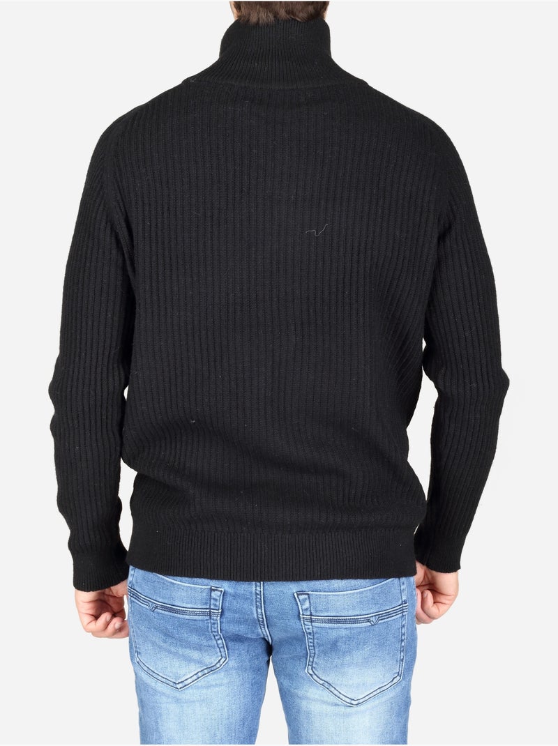 Camisola elegante com gola alta - kenzarro Preto - Kiabi