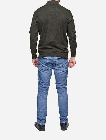 Camisola elegante com gola alta - Yves Enzo
