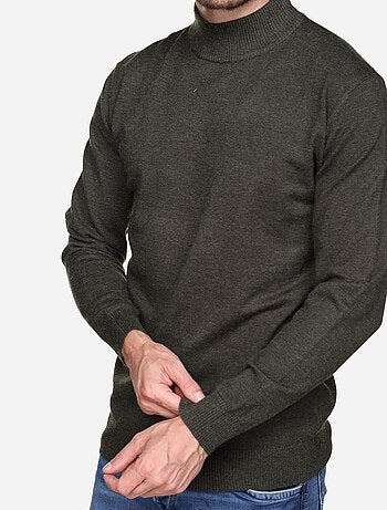 Camisola elegante com gola alta - Yves Enzo