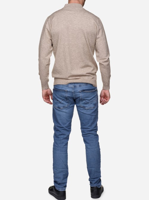 Camisola elegante com gola alta - Yves Enzo - Kiabi
