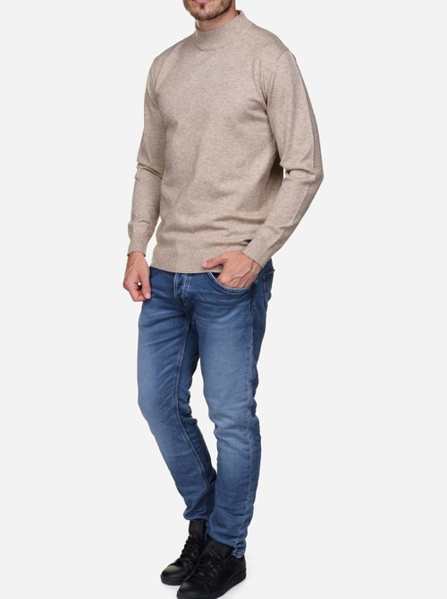 Camisola elegante com gola alta - Yves Enzo - Kiabi