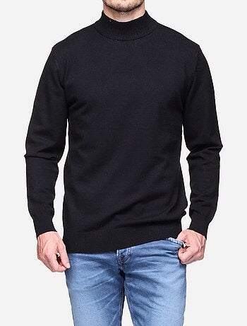 Camisola elegante com gola alta - Yves Enzo