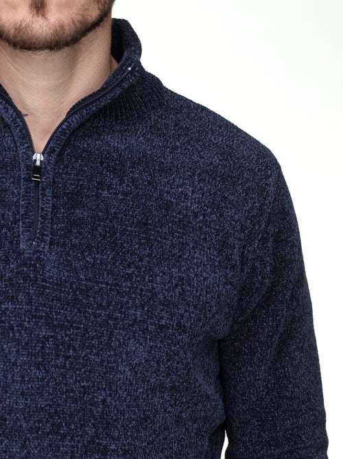 Camisola elegante com gola alta e fecho de correr - Kenzarro - Kiabi