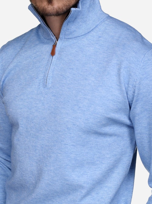 Camisola elegante com gola alta e fecho de correr - Yves Enzo - Kiabi Camisola elegante com gola alta e fecho de correr - Yves Enzo - Kiabi