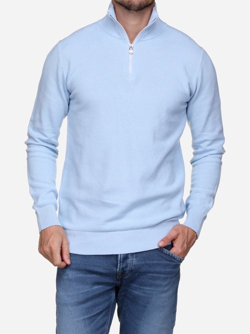 Camisola elegante com gola alta e fecho de correr - Yves Enzo - Kiabi Camisola elegante com gola alta e fecho de correr - Yves Enzo - Kiabi