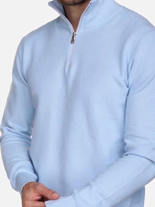 Camisola elegante com gola alta e fecho de correr - Yves Enzo - Kiabi Camisola elegante com gola alta e fecho de correr - Yves Enzo - Kiabi