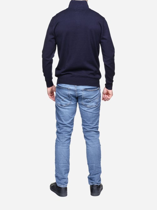 Camisola elegante com gola alta e fecho de correr - Yves Enzo - Kiabi Camisola elegante com gola alta e fecho de correr - Yves Enzo - Kiabi
