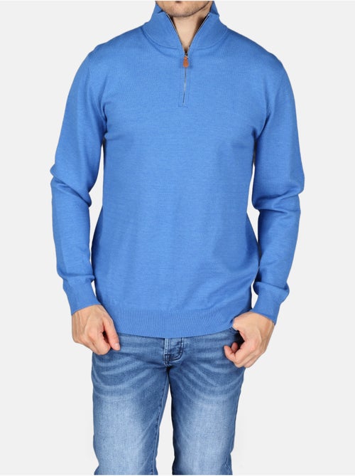 Camisola elegante com gola alta e fecho de correr - Yves Enzo - Kiabi Camisola elegante com gola alta e fecho de correr - Yves Enzo - Kiabi