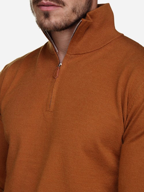 Camisola elegante com gola alta e fecho de correr - Yves Enzo - Kiabi Camisola elegante com gola alta e fecho de correr - Yves Enzo - Kiabi