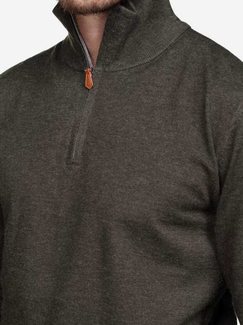 Camisola elegante com gola alta e fecho de correr - Yves Enzo - Kiabi Camisola elegante com gola alta e fecho de correr - Yves Enzo - Kiabi