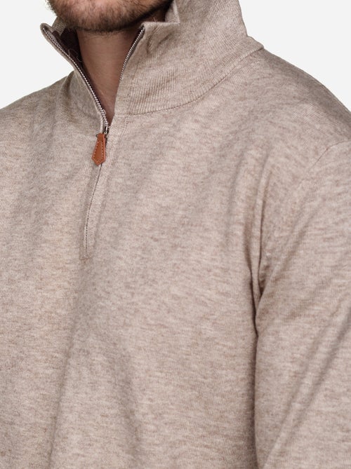 Camisola elegante com gola alta e fecho de correr - Yves Enzo - Kiabi Camisola elegante com gola alta e fecho de correr - Yves Enzo - Kiabi