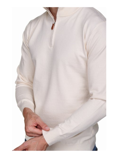Camisola elegante com gola alta e fecho de correr - Yves Enzo - Kiabi Camisola elegante com gola alta e fecho de correr - Yves Enzo - Kiabi
