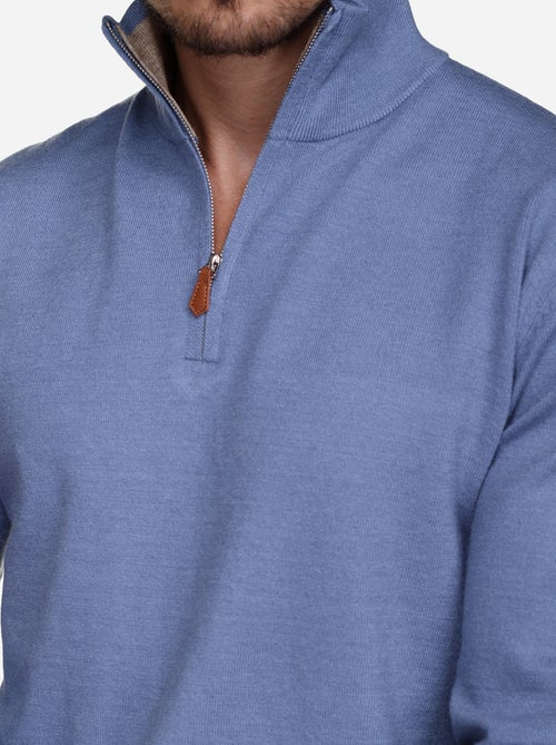 Camisola elegante com gola alta e fecho de correr - Yves Enzo - Kiabi Camisola elegante com gola alta e fecho de correr - Yves Enzo - Kiabi