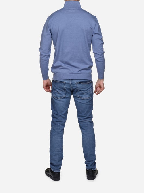 Camisola elegante com gola alta e fecho de correr - Yves Enzo - Kiabi Camisola elegante com gola alta e fecho de correr - Yves Enzo - Kiabi
