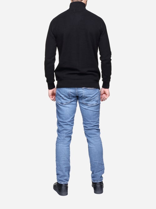 Camisola elegante com gola alta e fecho de correr - Yves Enzo - Kiabi Camisola elegante com gola alta e fecho de correr - Yves Enzo - Kiabi